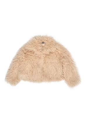 Bimba y Lola faux-fur coat - Neutrals