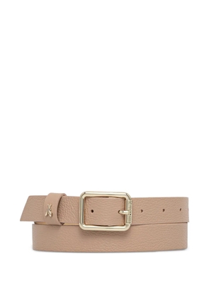 Patrizia Pepe logo-detail buckle belt - Neutrals