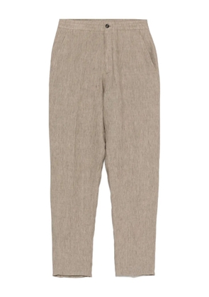 Zegna linen trousers - Brown
