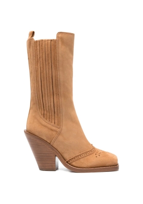 Ermanno Scervino brogue-detail boots - Brown