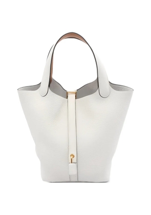 Hermès Pre-Owned 2025 Éclat PM leather shoulder bag - White