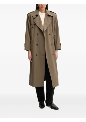 IRO belted double-breasted trench coat - Brown
