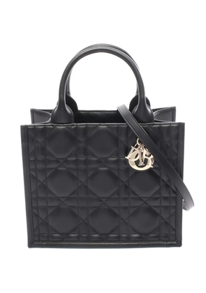 Christian Dior Pre-Owned 10s book tote leather handbag - Black