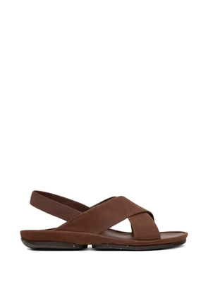 Camper Right Isla crossover-strap sandals - Brown