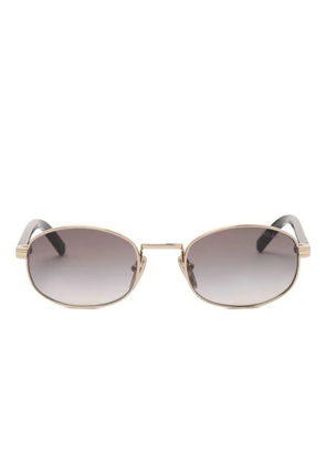 Prada Eyewear oval-frame sunglasses - Gold