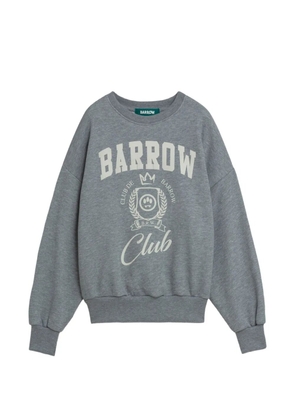 BARROW open-back sweatshirt - Grey