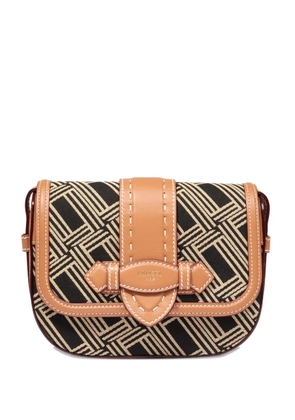 Lancel Sienna geometric-pattern cross body bag - Brown