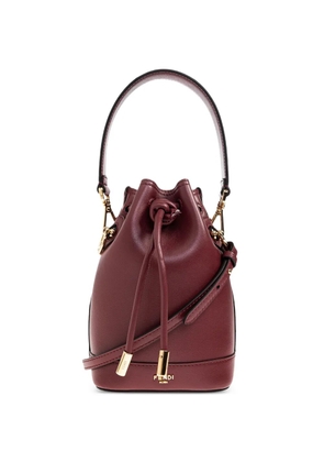 FENDI mini Mon Tresor drawstring leather tote bag - Red