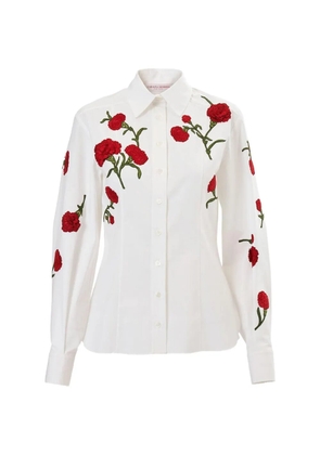 Carolina Herrera Isabela embroidered shirt - White