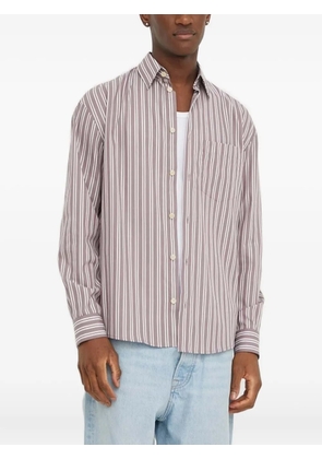 Drykorn striped long-sleeve shirt - Pink
