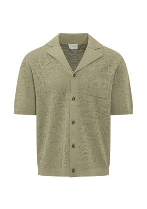 Drôle De Monsieur knitted short-sleeve shirt - Green