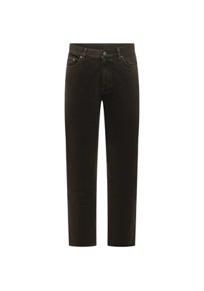 Zegna stright-leg cotton jeans - Brown