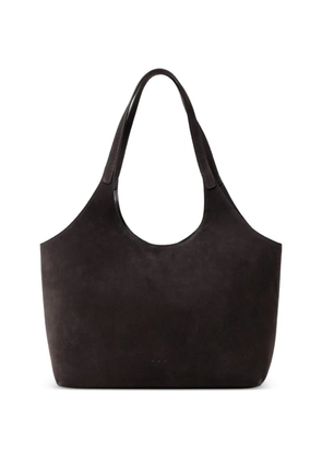 Aesther Ekme logo-print shoulder bag - Brown