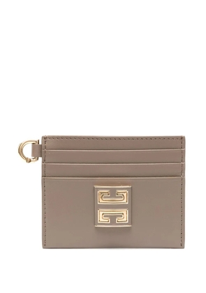 Givenchy 4G leather card holder - Brown