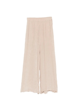 Alysi embroidered trousers - Neutrals