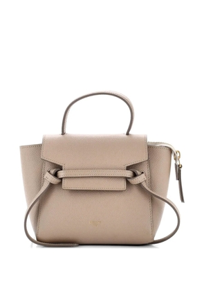 Celine Pre-Owned Belt Bag Textured Leather Pico shoulder bag - Neutrals