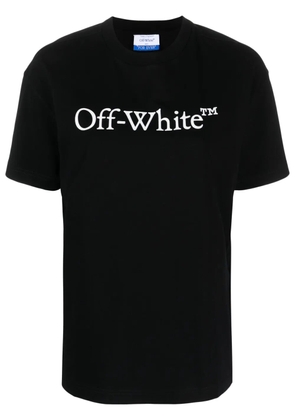 Off-White Bookish logo-print cotton T-shirt - Black
