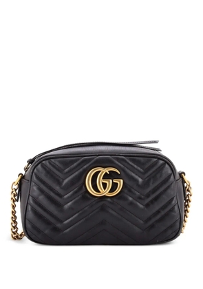 Gucci Pre-Owned GG Marmont Shoulder Bag Matelasse Leather Small crossbody bag - Black