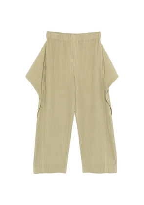 Homme Plissé Issey Miyake pleated layered trousers - Green