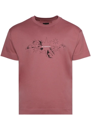 Givenchy illustration-print T-shirt - Pink