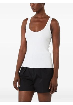 Max Mara scoop-neck tank top - White