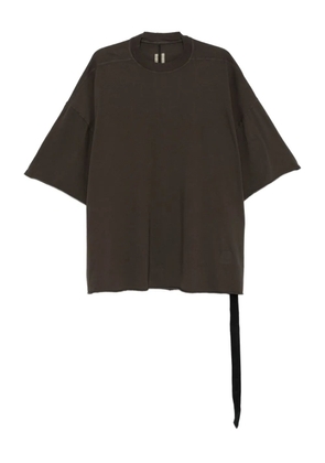 Rick Owens DRKSHDW tie-detail T-shirt - Brown