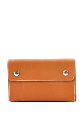 Hermès Pre-Owned Hermesnap Wallet Bag Epsom crossbody bag - Brown
