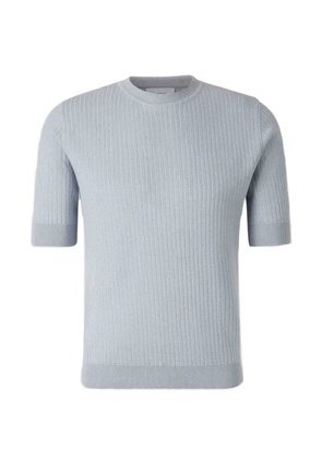 Lardini ribbed-knit T-shirt - Blue