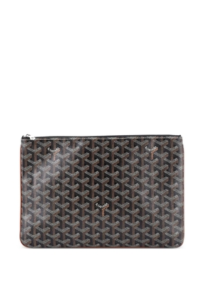 Goyard Pre-Owned Senat Zip Coated Canvas MM pouch - Black