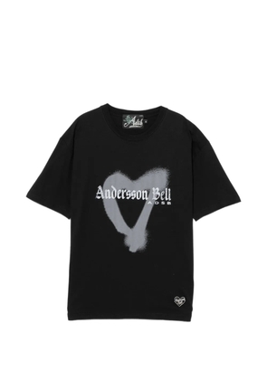 Andersson Bell heart T-shirt - Black