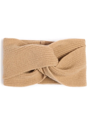 Patou knitted head band - Neutrals