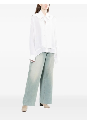 Maison MIHARA YASUHIRO logo-patch shirt - White