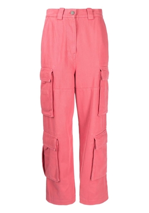 SJYP high-waist cargo trousers - Pink