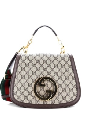 Gucci Pre-Owned Blondie NM Top Handle Bag GG Coated Canvas Medium satchel - Brown