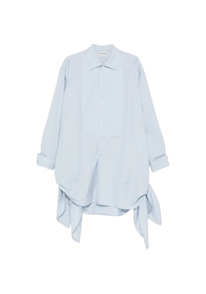 JW Anderson side knot mini dress - Blue