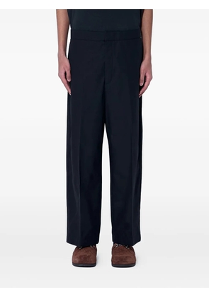 Gucci tailored-dart cotton trousers - Black