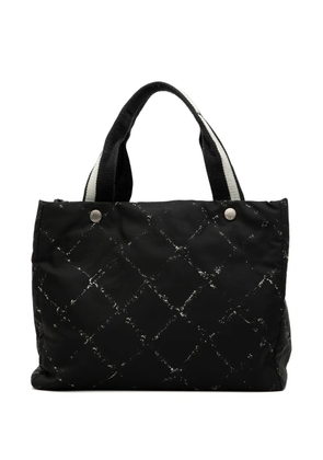 CHANEL Pre-Owned 2000-2002 Old Travel Line Nylon tote bag - Black