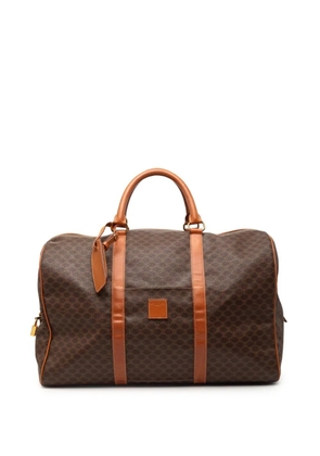 Celine Pre-Owned 20th Century Macadam Coated Canvas travel bag - Brown