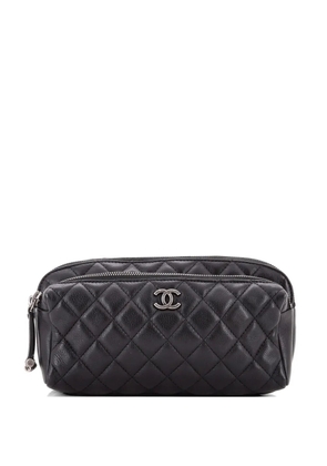 CHANEL Pre-Owned Street CC Waist Bag Quilted Calfskin belt bag - Black