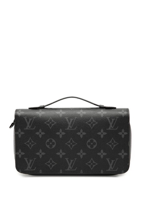 Louis Vuitton Pre-Owned 2021-2025 Monogram Eclipse Zippy XL Wallet long wallets - Black