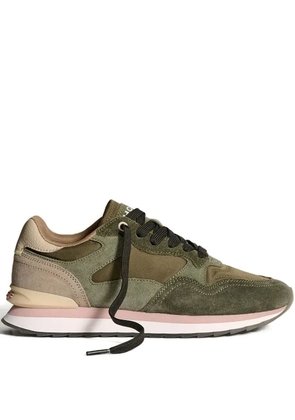 Hoff 30mm City Los Angeles panelled lace-up sneakers - Green