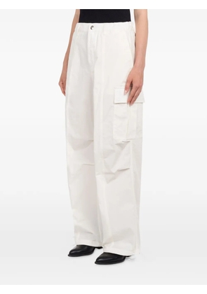 Department 5 cargo-pockets straight trousers - White