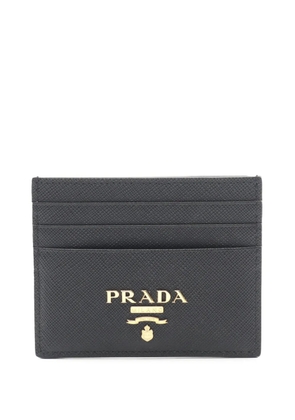 Prada Pre-Owned 2010-2025 Saffiano card holder - Black