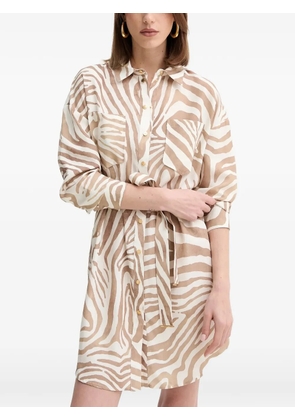 MARCIANO by GUESS animal-print belted mini dress - Neutrals