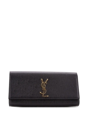 Saint Laurent Pre-Owned Classic Monogram Leather Long clutch bag - Black