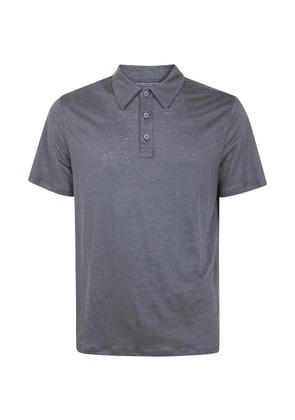 Majestic Filatures buttoned polo shirt - Grey