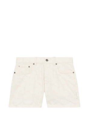 Off-White Star-jacquard denim shorts