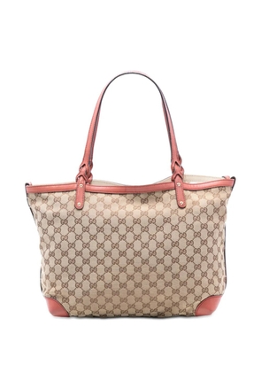 Gucci Pre-Owned 2016-2026 Medium GG Canvas Craft tote bag - Brown