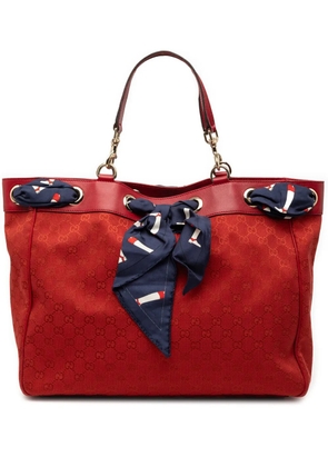 Gucci Pre-Owned 2000-2015 Large GG Canvas Positano tote bag - Red
