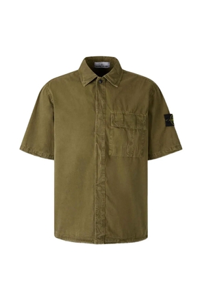 Stone Island chest-pocket short-sleeve shirt - Green